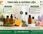 Tinh dầu và hương liệu khác nhau như thế nào? Hiểu đúng để lựa chọn phù hợp cho sản phẩm